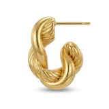 Elodie Twisted Hoop Earrings