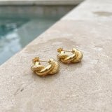 Elodie Twisted Hoop Earrings